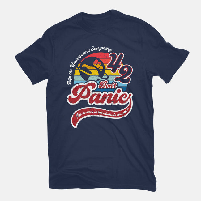 Don't Panic 42-Mens-Premium-Tee-DrMonekers