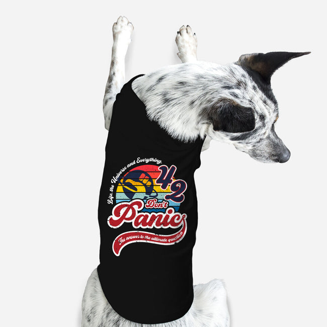 Don't Panic 42-Dog-Basic-Pet Tank-DrMonekers