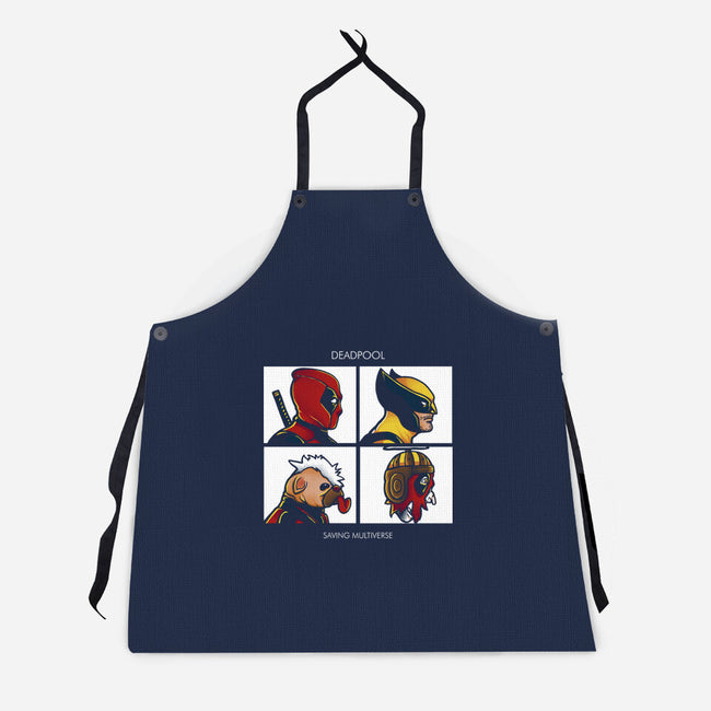 Saving The Multiverse-Unisex-Kitchen-Apron-grevalra