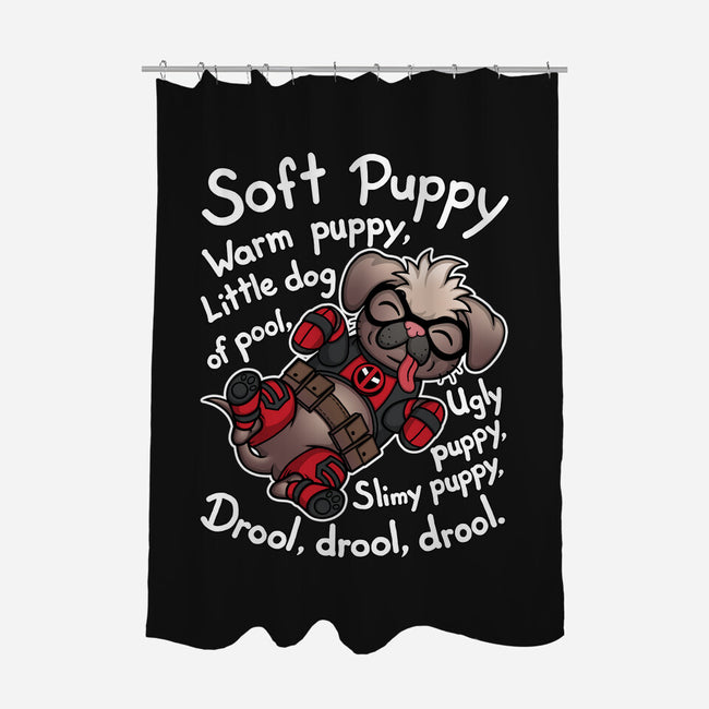 Soft Dogpool-None-Polyester-Shower Curtain-Cattoc_C