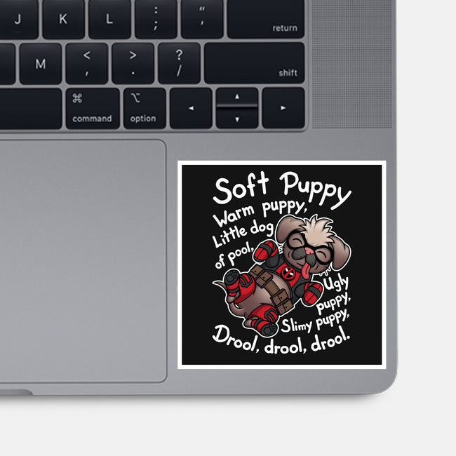 Soft Dogpool-None-Glossy-Sticker-Cattoc_C