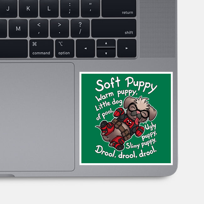 Soft Dogpool-None-Glossy-Sticker-Cattoc_C