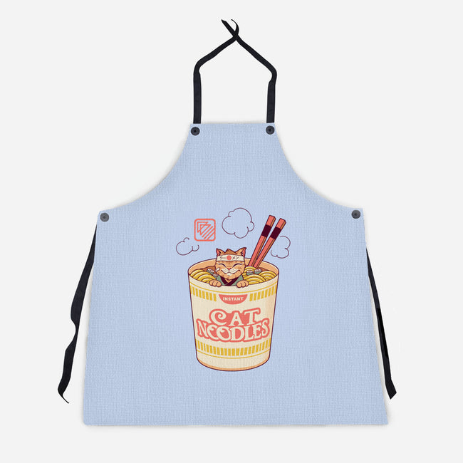 Instant Cat Noodles-Unisex-Kitchen-Apron-vp021