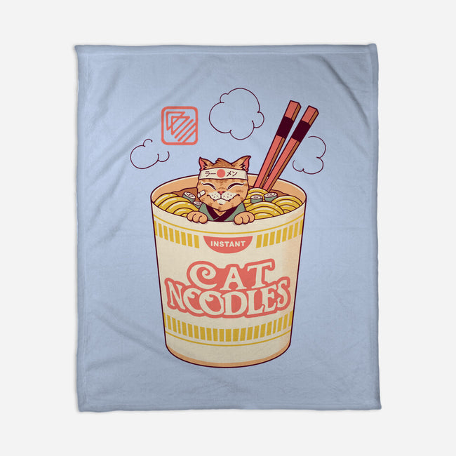 Instant Cat Noodles-None-Fleece-Blanket-vp021