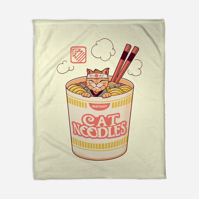 Instant Cat Noodles-None-Fleece-Blanket-vp021