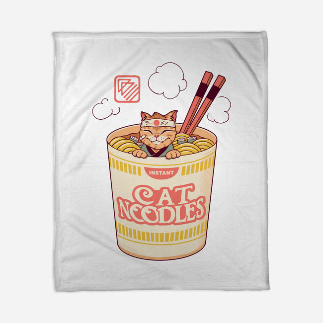 Instant Cat Noodles-None-Fleece-Blanket-vp021