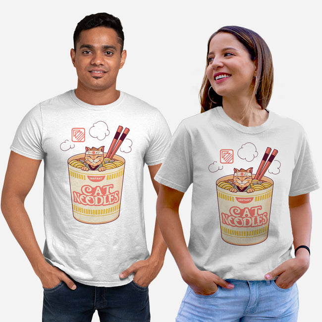 Instant Cat Noodles-Unisex-Basic-Tee-vp021