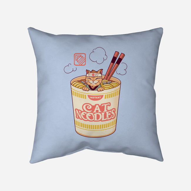 Instant Cat Noodles-None-Removable Cover-Throw Pillow-vp021