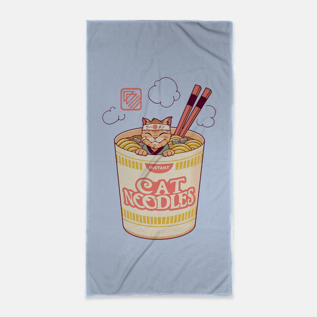 Instant Cat Noodles-None-Beach-Towel-vp021