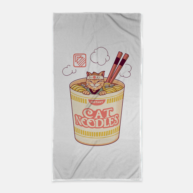 Instant Cat Noodles-None-Beach-Towel-vp021