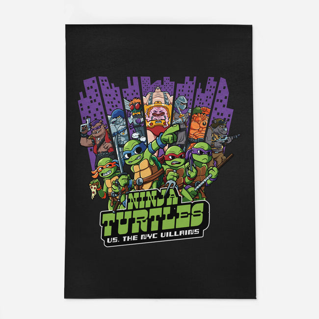 Ninja Turtles Vs The NYC Villains-None-Indoor-Rug-Jc Jows