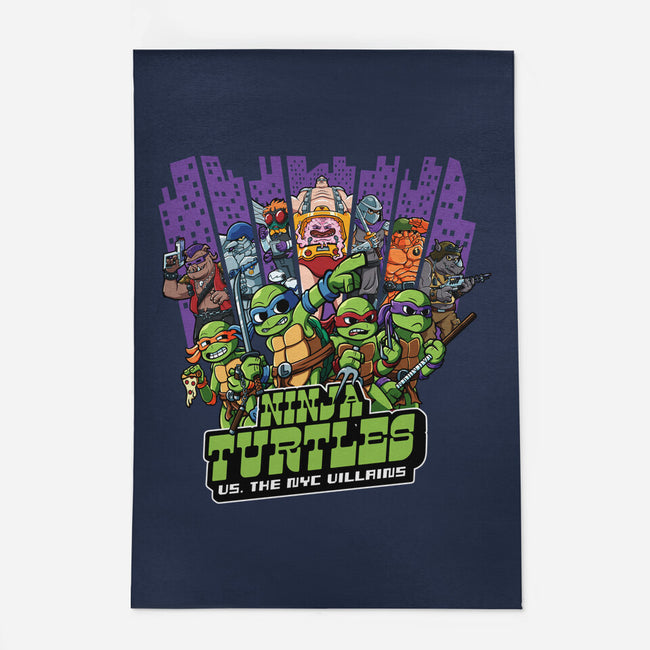 Ninja Turtles Vs The NYC Villains-None-Indoor-Rug-Jc Jows