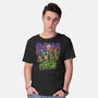 Ninja Turtles Vs The NYC Villains-Mens-Basic-Tee-Jc Jows