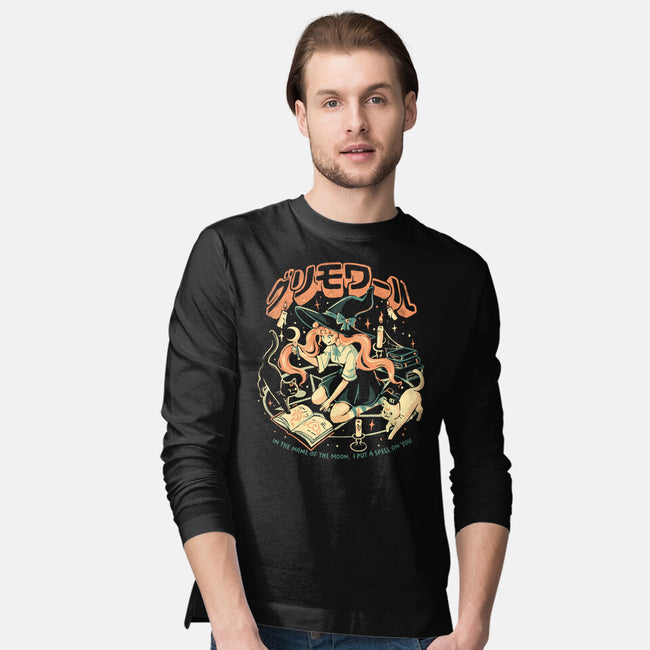 Moon Witch-Mens-Long Sleeved-Tee-eduely