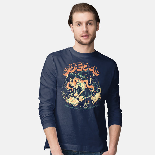 Moon Witch-Mens-Long Sleeved-Tee-eduely