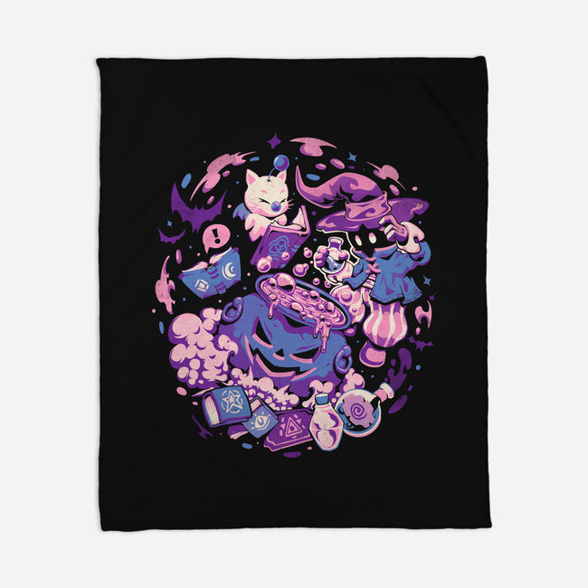 Mage Spell-None-Fleece-Blanket-eduely