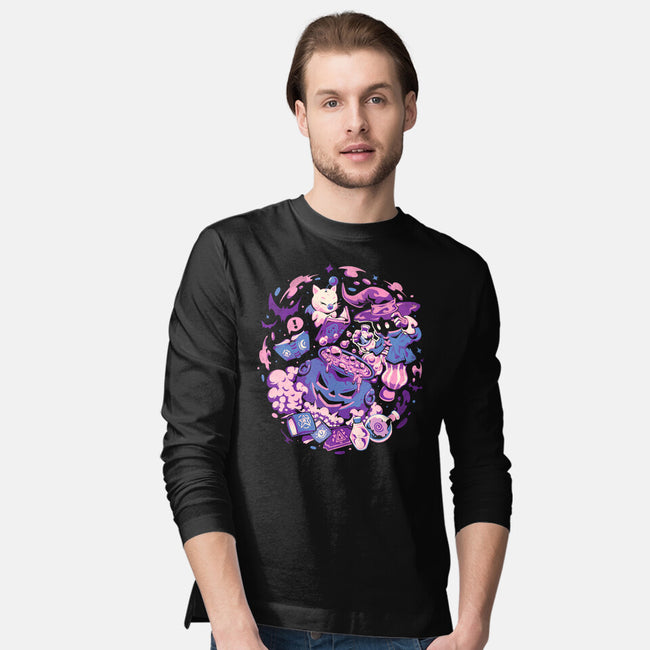 Mage Spell-Mens-Long Sleeved-Tee-eduely