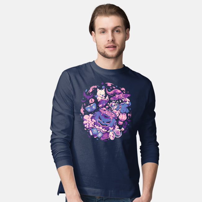 Mage Spell-Mens-Long Sleeved-Tee-eduely