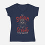 The Sarcasm Is Strong With This One-Womens-V-Neck-Tee-Arigatees