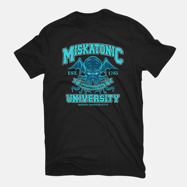 Miskatonic Metaphysics Dept-Mens-Basic-Tee-drbutler