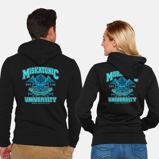 Miskatonic Metaphysics Dept-Unisex-Zip-Up-Sweatshirt-drbutler