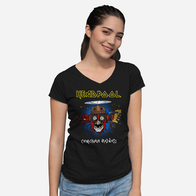 Wilson’s Combat Academy-Womens-V-Neck-Tee-drbutler