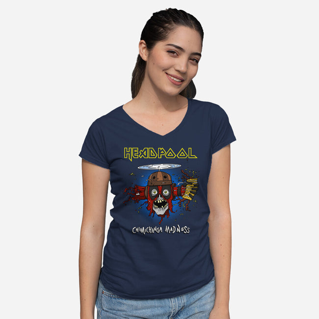 Wilson’s Combat Academy-Womens-V-Neck-Tee-drbutler