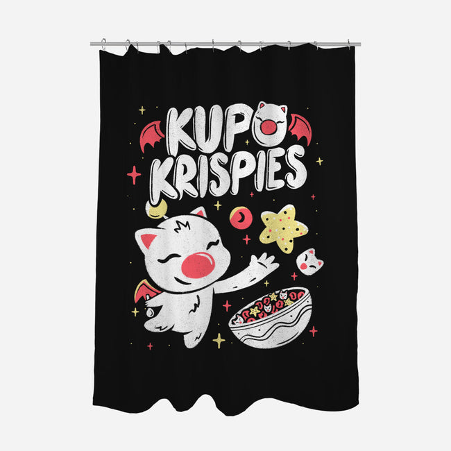 Kupo Krispies-None-Polyester-Shower Curtain-Aarons Art Room