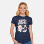 Kupo Krispies-Womens-Fitted-Tee-Aarons Art Room