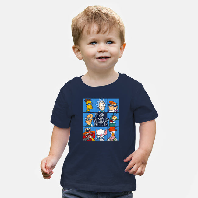 The Brainy Bunch-Baby-Basic-Tee-drbutler