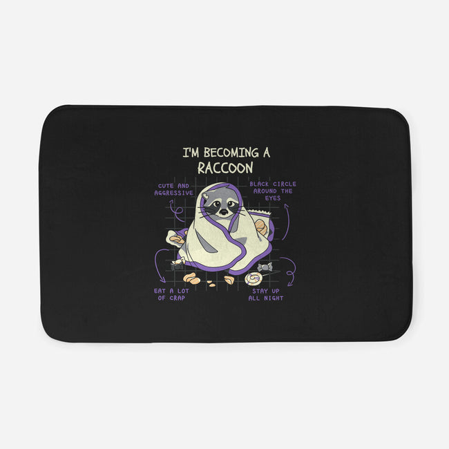 Becoming A Raccoon-None-Memory Foam-Bath Mat-yumie