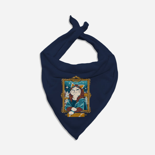 Meownalisa-Dog-Bandana-Pet Collar-yumie