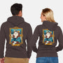 Meownalisa-Unisex-Zip-Up-Sweatshirt-yumie