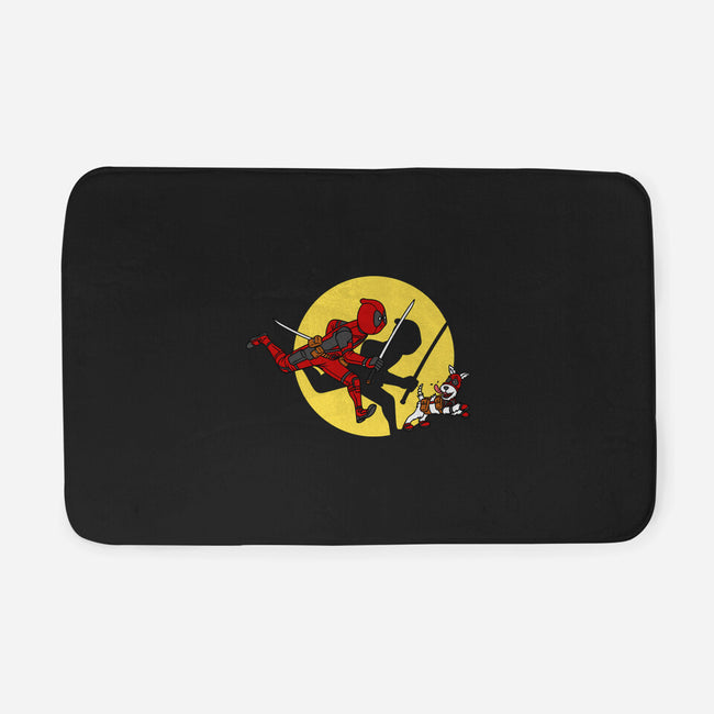 The Adventures Of Deadpool-None-Memory Foam-Bath Mat-drbutler