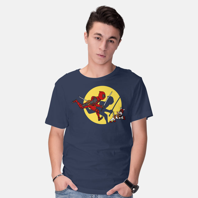 The Adventures Of Deadpool-Mens-Basic-Tee-drbutler