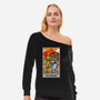 The Droids Tarot-Womens-Off Shoulder-Sweatshirt-drbutler