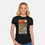 The Droids Tarot-Womens-Fitted-Tee-drbutler