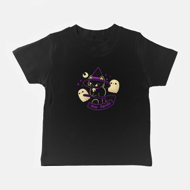 Witch Cat Stay Spooky-Baby-Basic-Tee-xMorfina