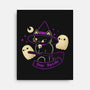 Witch Cat Stay Spooky-None-Stretched-Canvas-xMorfina