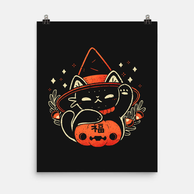 Halloween Maneki Neko-None-Matte-Poster-xMorfina