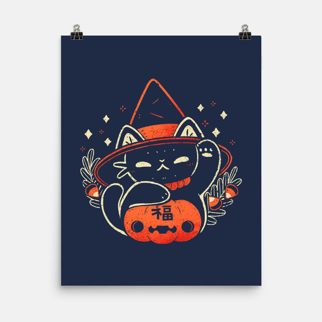 Halloween Maneki Neko-None-Matte-Poster-xMorfina