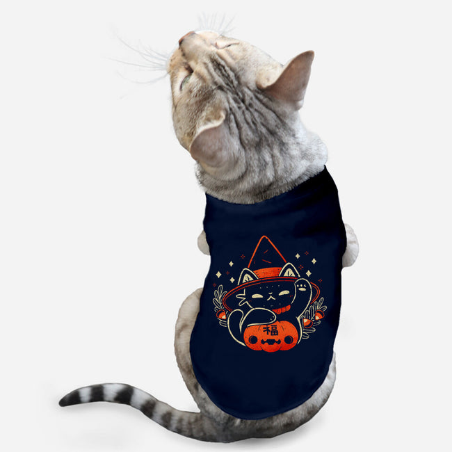 Halloween Maneki Neko-Cat-Basic-Pet Tank-xMorfina