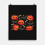 Cute Smiling Pumpkins-None-Matte-Poster-xMorfina