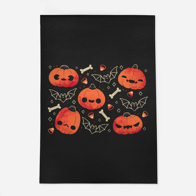 Cute Smiling Pumpkins-None-Indoor-Rug-xMorfina