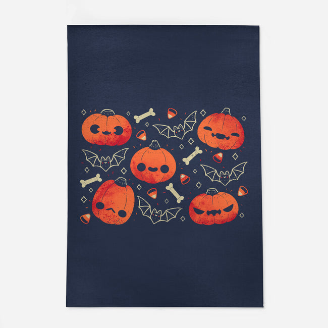 Cute Smiling Pumpkins-None-Indoor-Rug-xMorfina