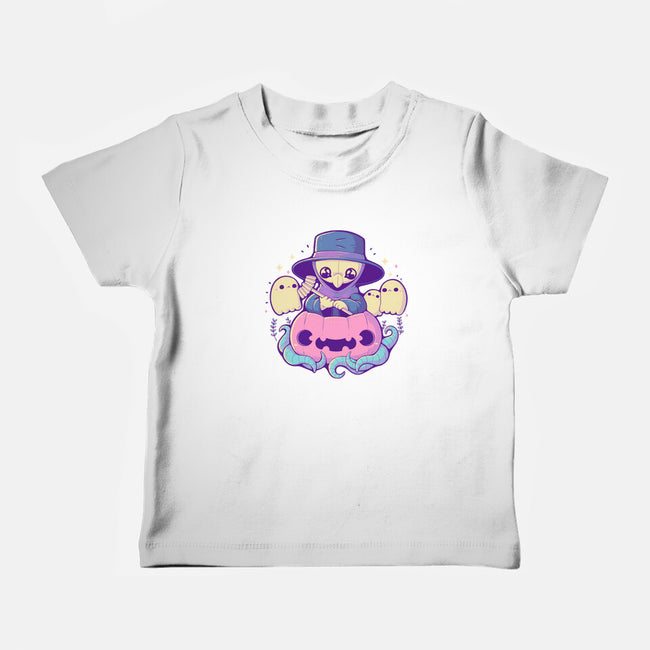 Cute Plague Doctor Pumpkin-Baby-Basic-Tee-xMorfina