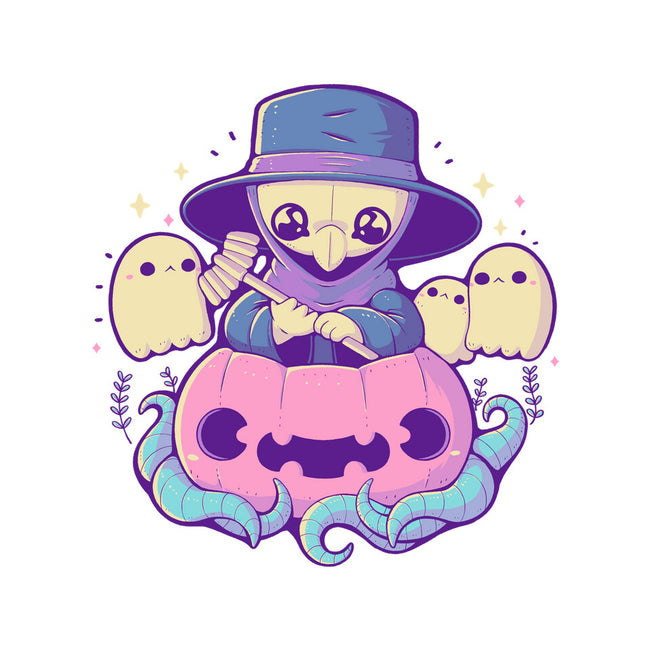 Cute Plague Doctor Pumpkin-None-Glossy-Sticker-xMorfina