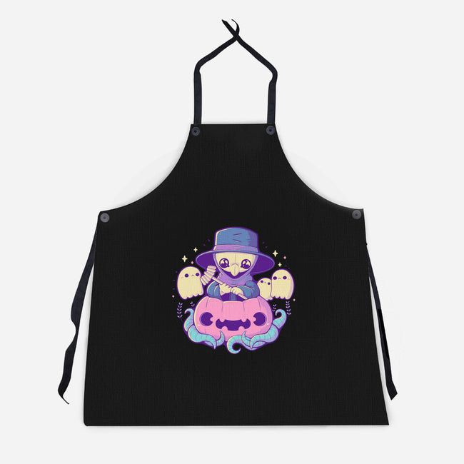 Cute Plague Doctor Pumpkin-Unisex-Kitchen-Apron-xMorfina