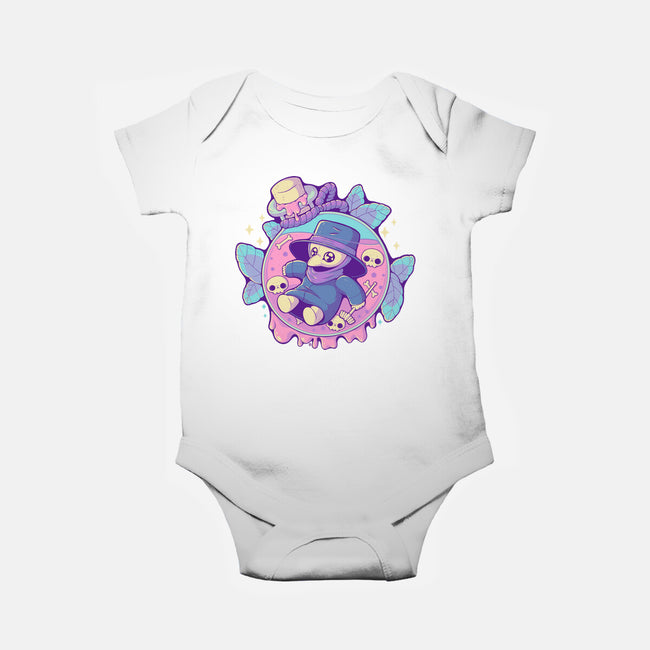 Cute Plague Doctor In Jar-Baby-Basic-Onesie-xMorfina