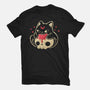 Creepy Black Cat-Youth-Basic-Tee-xMorfina